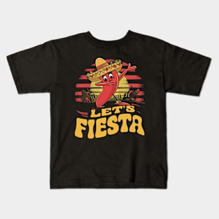 Cinco de mayo celebration chli pepper Kids T-Shirt